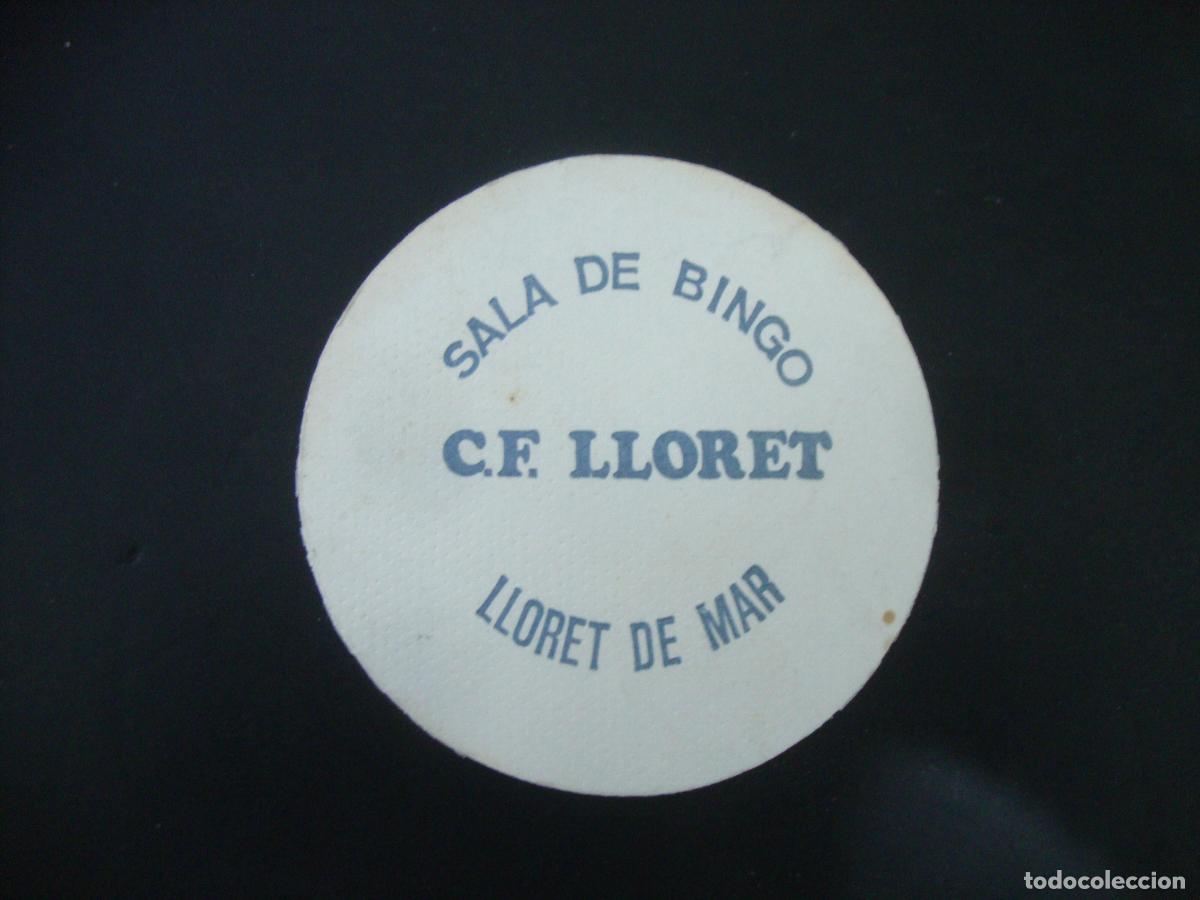 Otros art&iacute;culos de coleccionismo en papel: POSAVASOS BINGO C F LLORET LLORET DE MAR