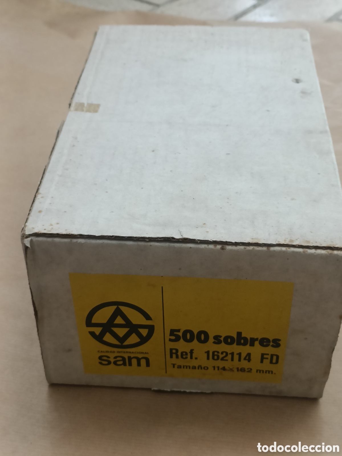 Otros art&iacute;culos de coleccionismo en papel: Retro a&ntilde;os 70/80 Caja Sobres SAM Ref. 162114 FD