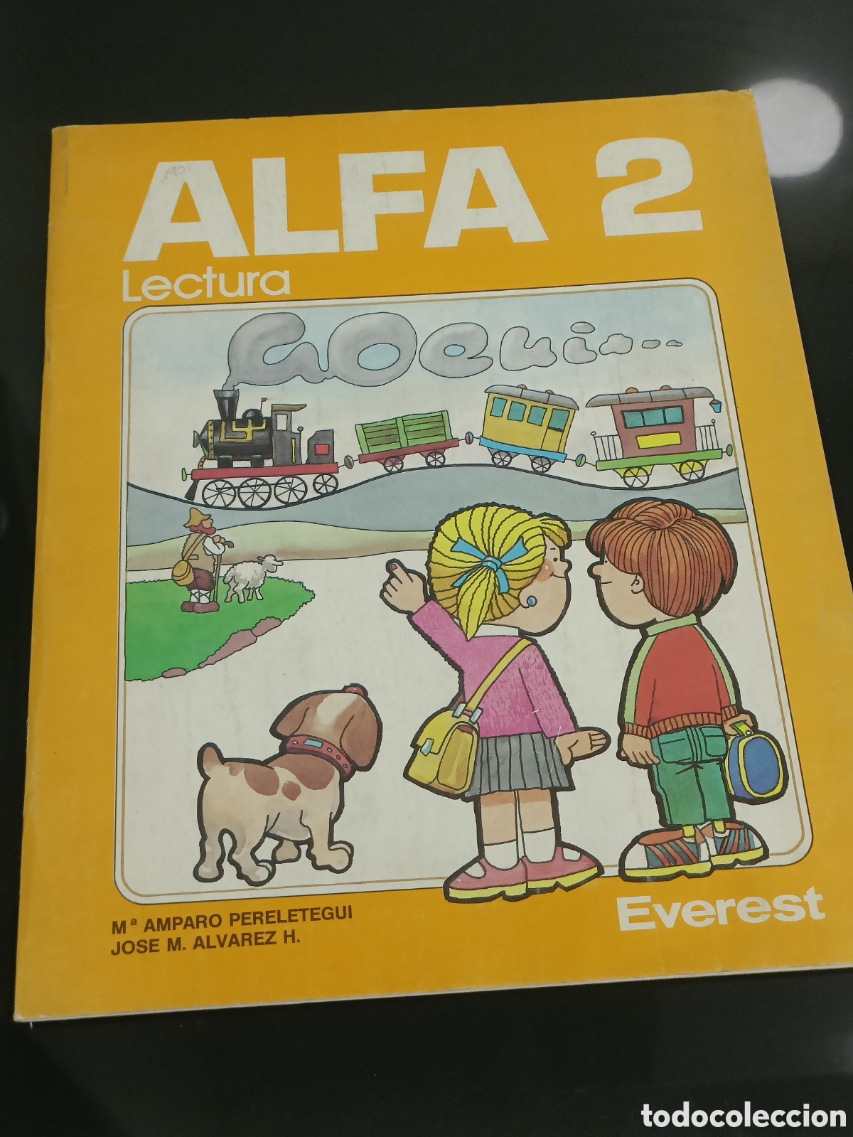 Otros art&iacute;culos de coleccionismo en papel: 1987 libro texto ALFA 2 lectura Everest