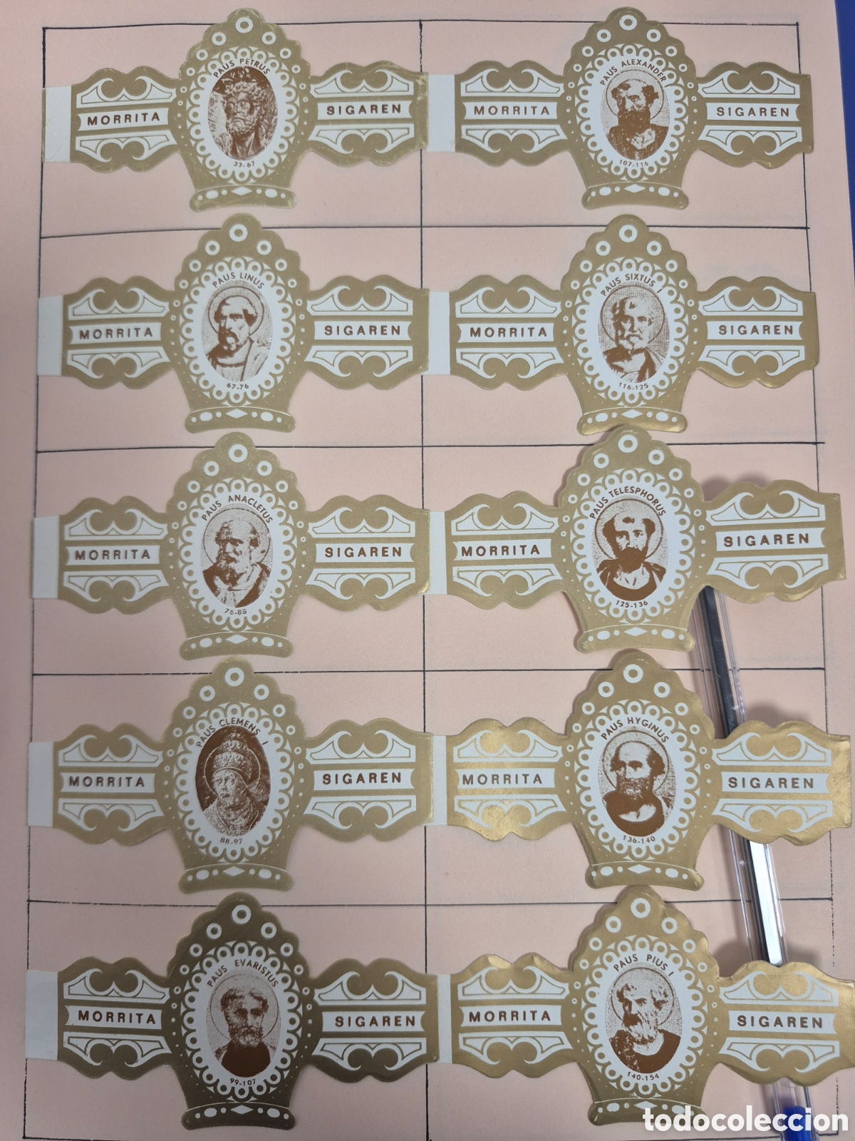 Otros art&iacute;culos de coleccionismo en papel: 195 VITOLAS MORRITA PAPAS SERIE COMPLETA VER FOTOS