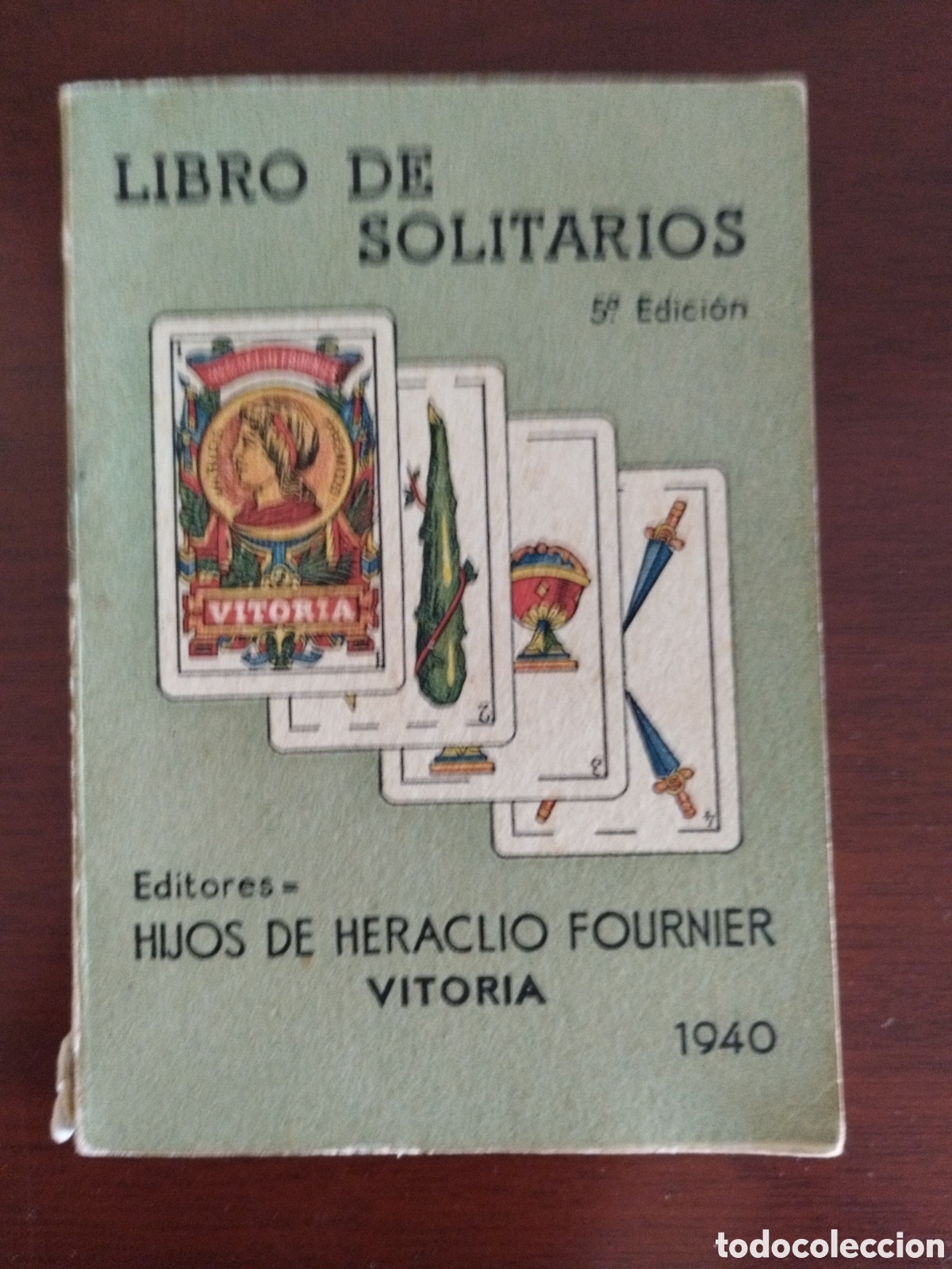 Otros art&iacute;culos de coleccionismo en papel: Librito de fournier de solitarios a&ntilde;o 1940