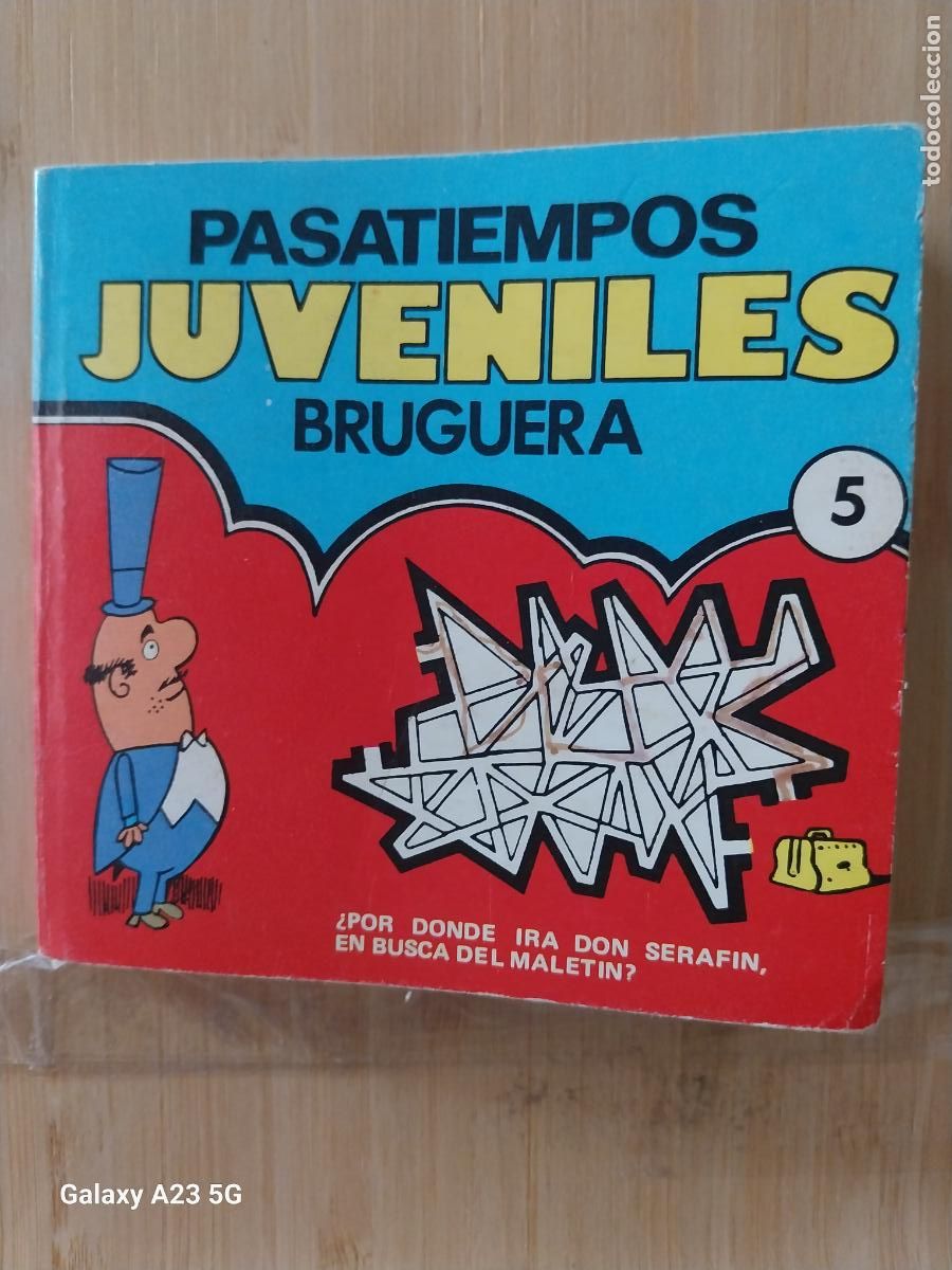Otros art&iacute;culos de coleccionismo en papel: PASATIEMPOS JUVENILES BRUGUERA N&ordm; 5 PASATIEMPOS CONFECCIONADOS 10X10.3CMS 122PAGS