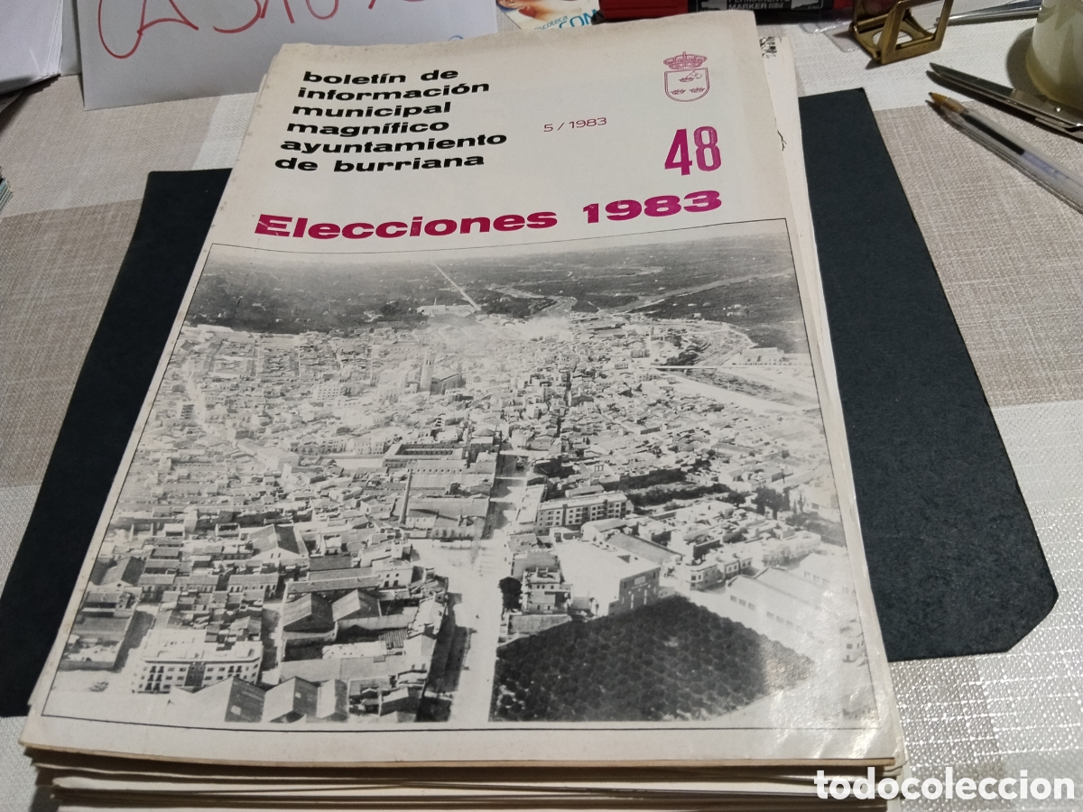 Otros art&iacute;culos de coleccionismo en papel: Bolet&iacute;n informativo municipal EL PLA Burriana 1983