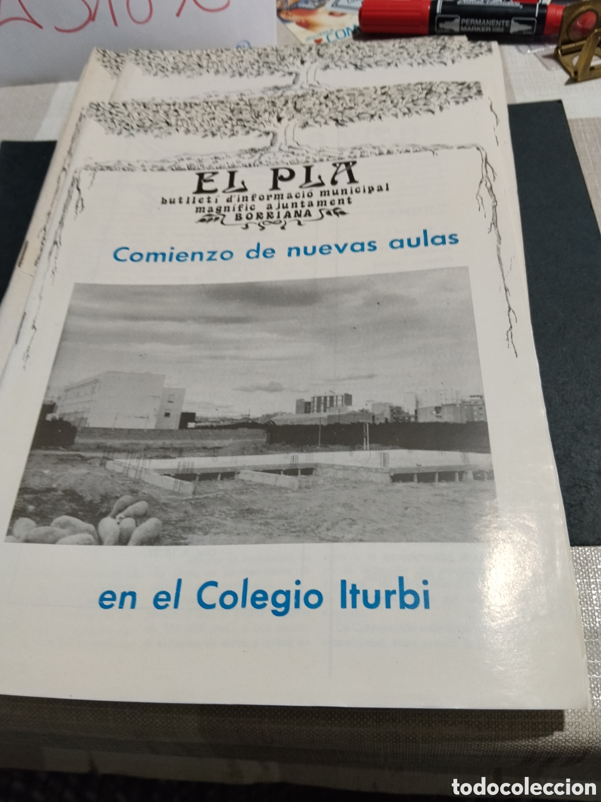 Otros art&iacute;culos de coleccionismo en papel: Bolet&iacute;n informativo municipal EL PLA Burriana