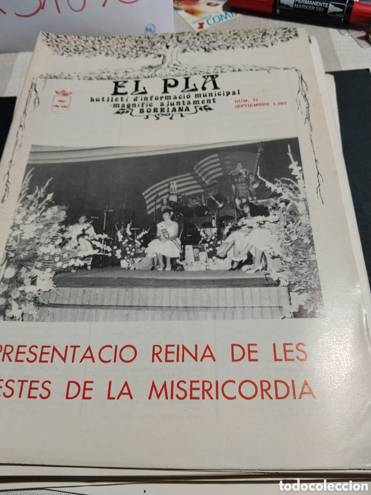 Otros art&iacute;culos de coleccionismo en papel: Bolet&iacute;n informativo municipal EL PLA Burriana