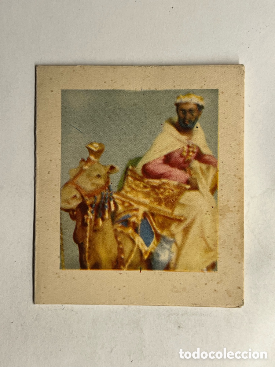 Otros art&iacute;culos de coleccionismo en papel: LOS REYES MAGOS DE ORIENTE.. Tarjeta regalos Navidad.. para Joaqu&iacute;n&hellip; (h.1950?) Med&iacute;das: 6 x 7