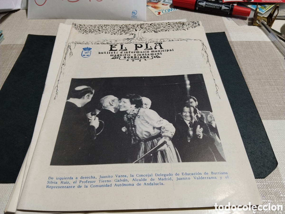 Otros art&iacute;culos de coleccionismo en papel: Bolet&iacute;n informativo municipal EL PLA Burriana