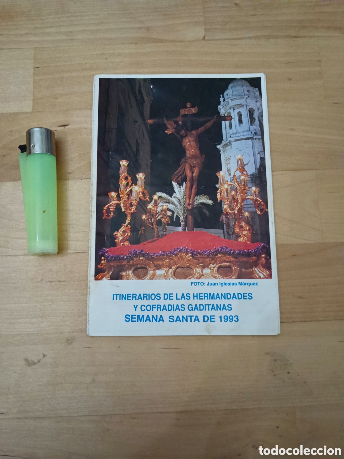 Otros art&iacute;culos de coleccionismo en papel: ITINERARIO SEMANA SANTA DE C&Aacute;DIZ 1993