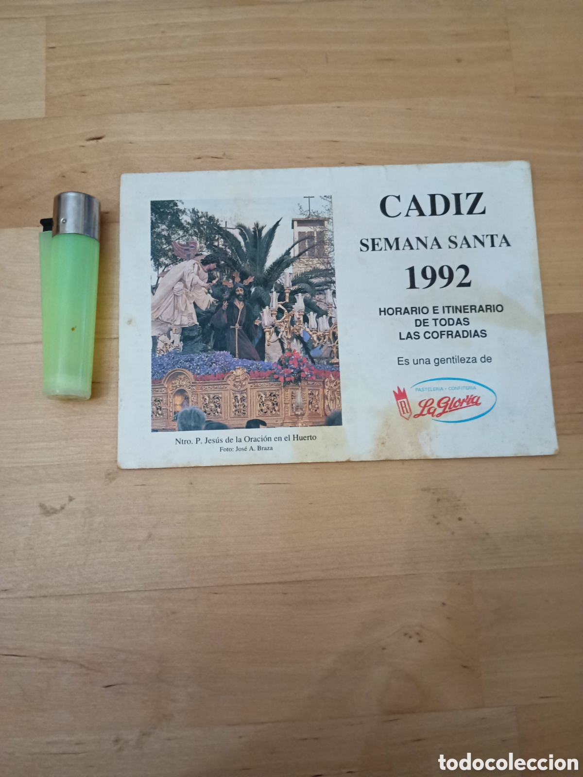 Otros art&iacute;culos de coleccionismo en papel: ITINERARIO SEMANA SANTA DE C&Aacute;DIZ 1992