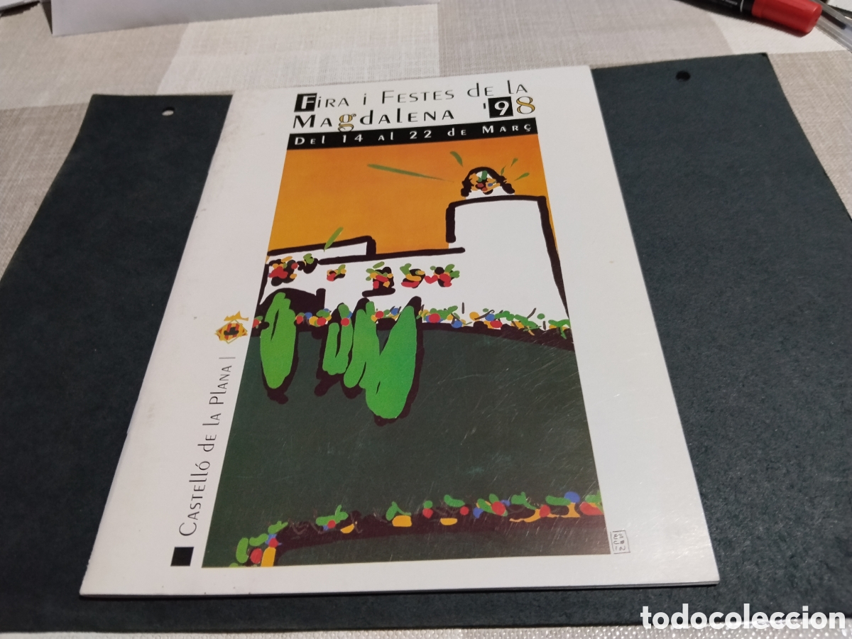 Otros art&iacute;culos de coleccionismo en papel: Programa fiestas Magdalena 98