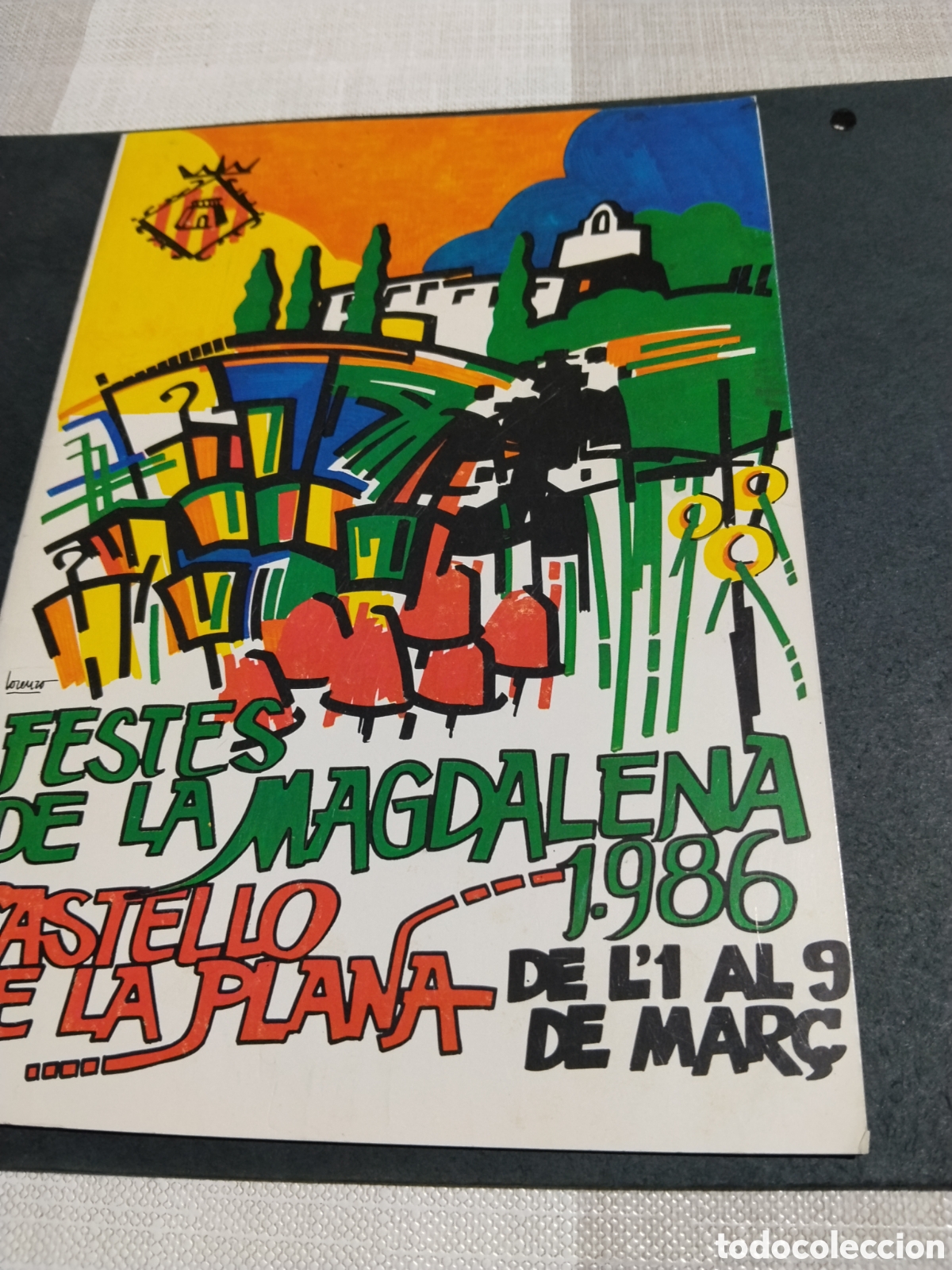 Otros art&iacute;culos de coleccionismo en papel: Programa fiestas Magdalena 1986