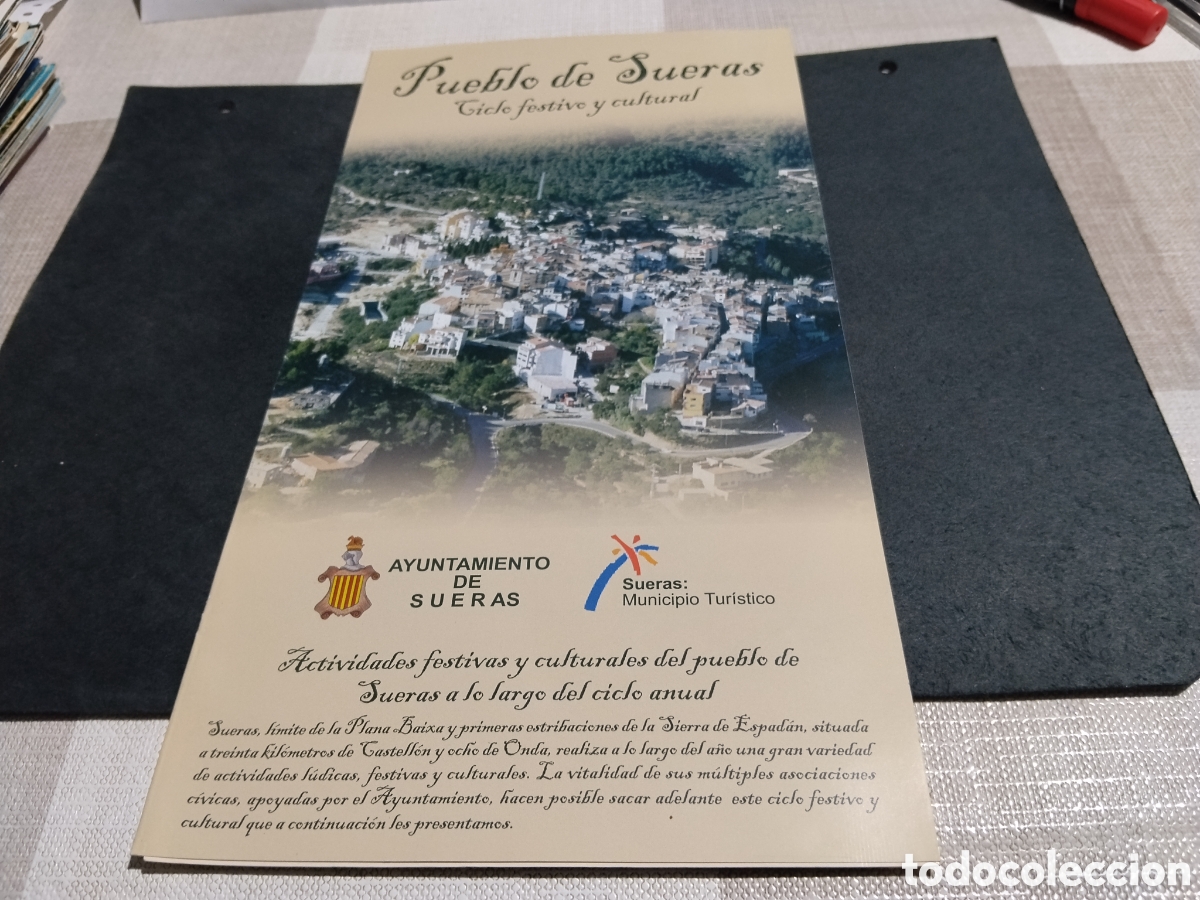 Otros art&iacute;culos de coleccionismo en papel: Programa fiestas pueblo de Sueras
