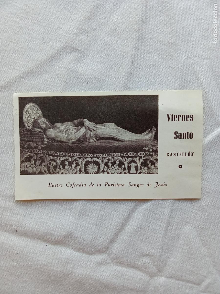 Otros art&iacute;culos de coleccionismo en papel: Viernes Santo Castell&oacute;n. Ilustre cofrad&iacute;a de la Pur&iacute;sima Sangre de Jes&uacute;s N-doc 22