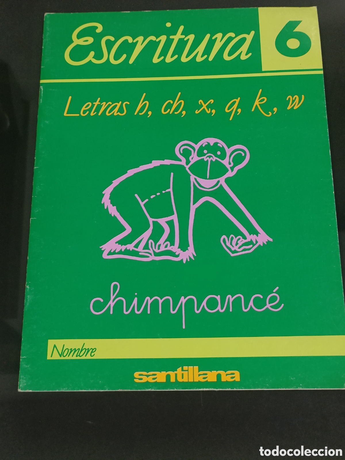 Otros art&iacute;culos de coleccionismo en papel: 1991 Cuaderno de Escritura 6 de la Editorial Santillana,