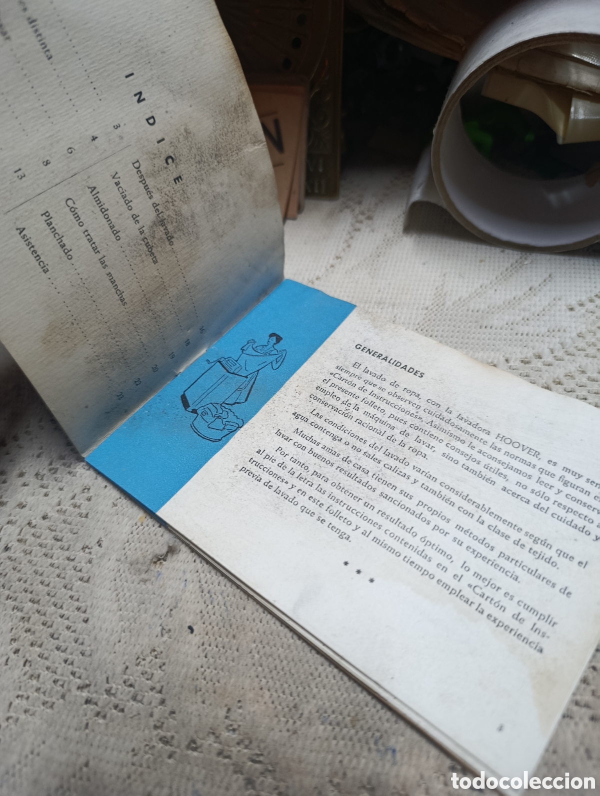 Otros art&iacute;culos de coleccionismo en papel: Libro de instrucciones lavadora holver - Foto 3