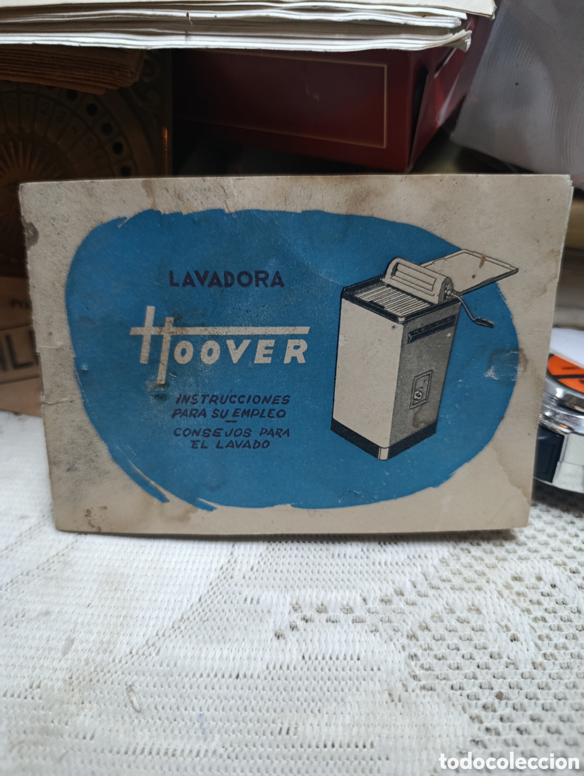 Otros art&iacute;culos de coleccionismo en papel: Libro de instrucciones lavadora holver