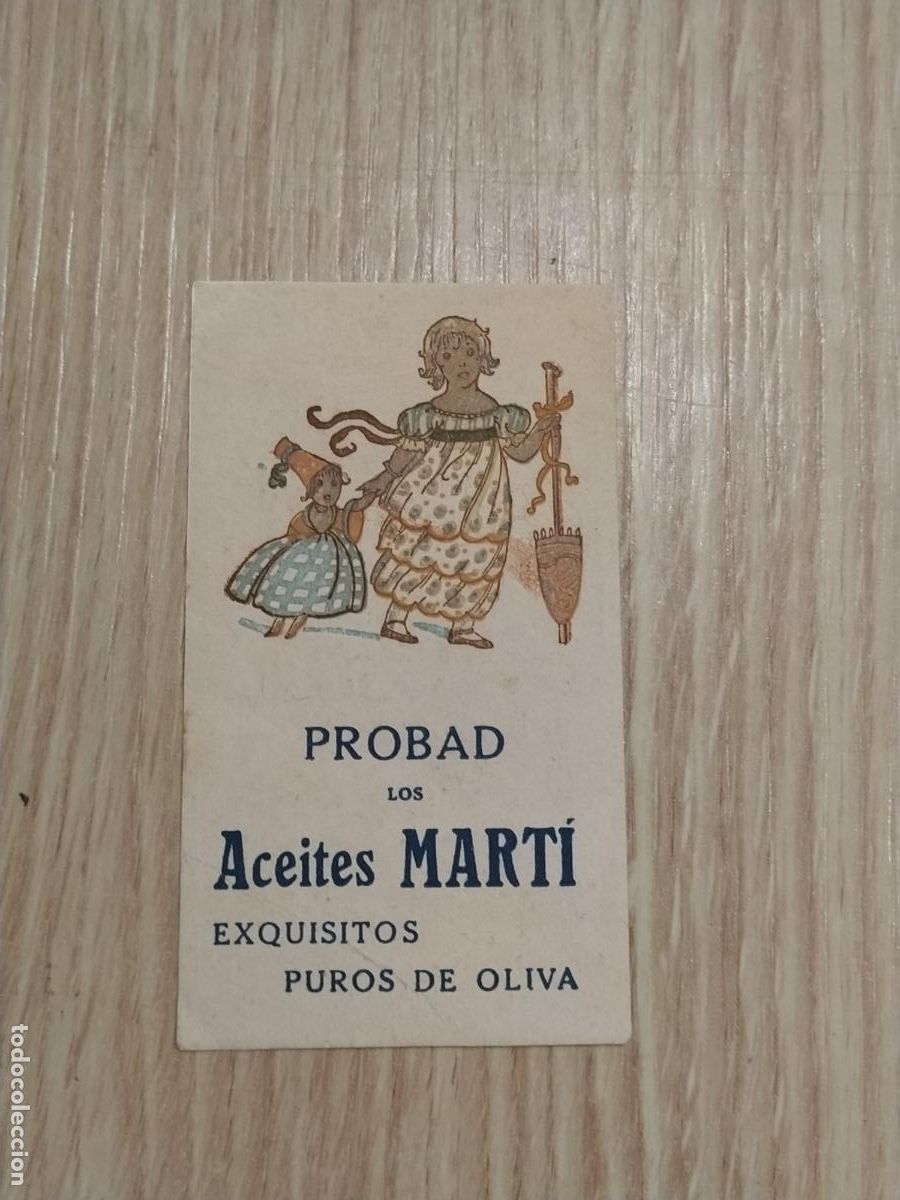 Otros art&iacute;culos de coleccionismo en papel: PUBLICIDAD ACEITES MARTI EXQUISITOS PUROS DE OLIVA - PUBLICIDAD ANTIGUA -(117.030)
