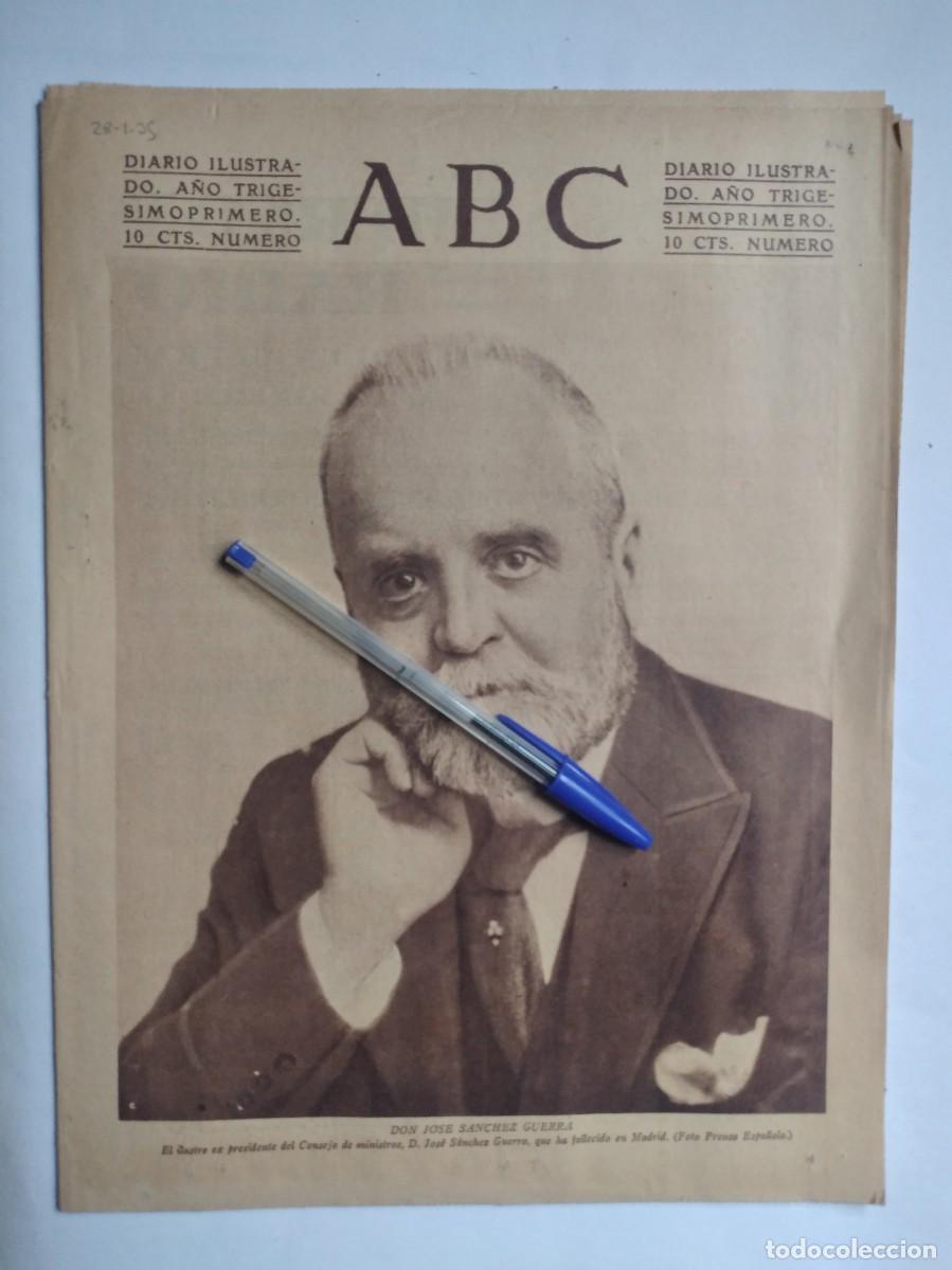 Otros art&iacute;culos de coleccionismo en papel: JOS&Eacute; S&Aacute;NCHEZ GUERRA MART&Iacute;NEZ PRESIDENTE DEL CONSEJO DE MINISTROS FALLECIMIENTO HOJA PRENSA A&Ntilde;O 1935
