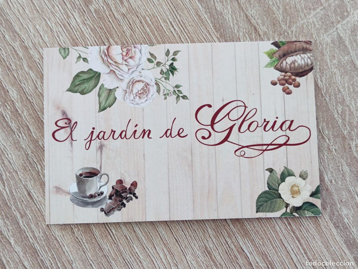 Otros art&iacute;culos de coleccionismo en papel: TARJETA DE VISITA - EL JARDIN DE GLORIA / BOMBONERIA GLORIA - XIXON GIJON ASTURIAS - FLOR PAJARO AVE