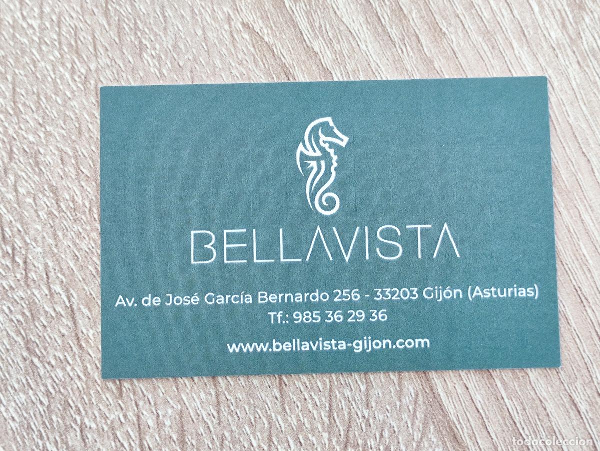 Otros art&iacute;culos de coleccionismo en papel: TARJETA DE VISITA - BELLAVISTA RESTAURANTE - XIXON GIJON ASTURIAS - CABALLITO DE MAR FAUNA