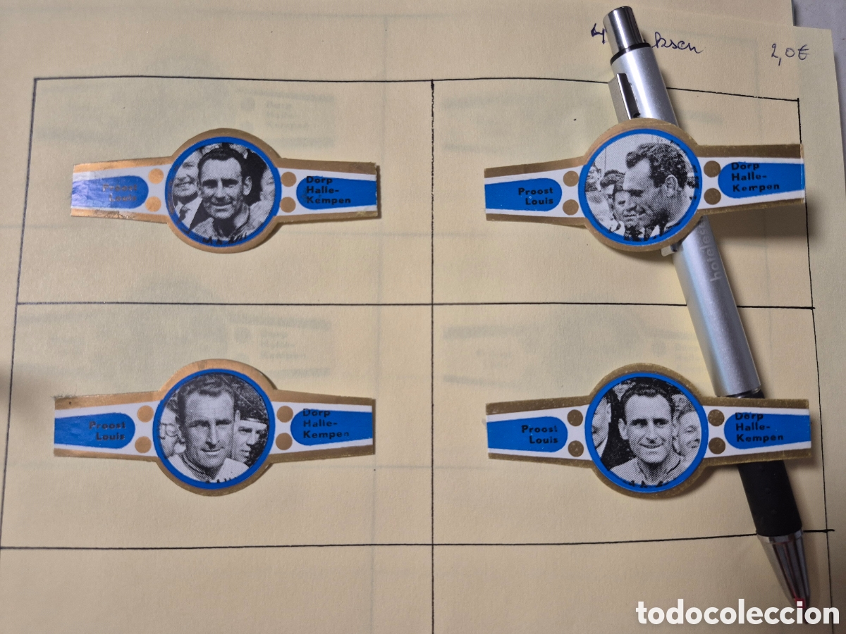 Otros art&iacute;culos de coleccionismo en papel: 4 VITOLAS CICLISTAS SERIE COMPLETA