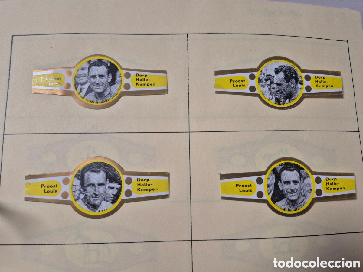 Otros art&iacute;culos de coleccionismo en papel: 4 VITOLAS CICLISTAS SERIE COMPLETAR