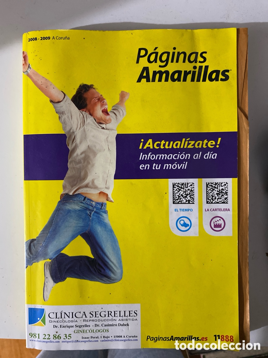 Otros art&iacute;culos de coleccionismo en papel: Gu&iacute;a P&aacute;ginas Amarillas A Coru&ntilde;a (2008-2009) &ndash; Ideal Atrezo / Coleccionismo