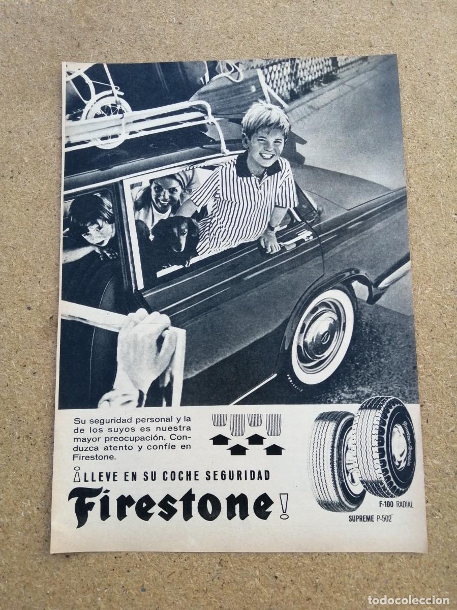 Otros art&iacute;culos de coleccionismo en papel: ANUNCIO. FIRESTONE..