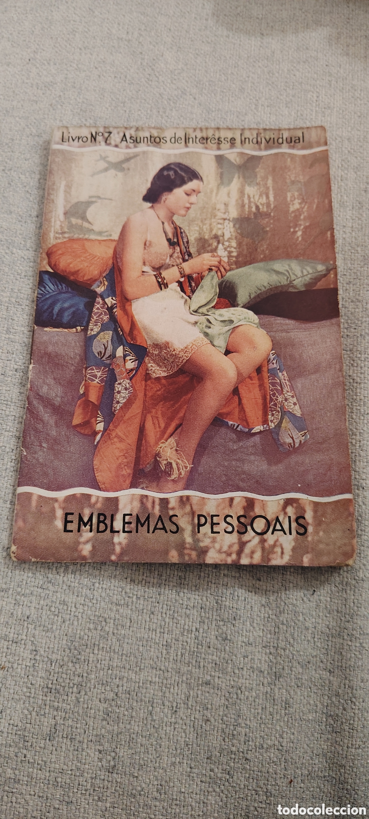 Otros art&iacute;culos de coleccionismo en papel: Emblemas Pessoais &ndash; Antiguo cat&aacute;logo de bordados y monogramas Anchor &ndash; A&ntilde;os 30