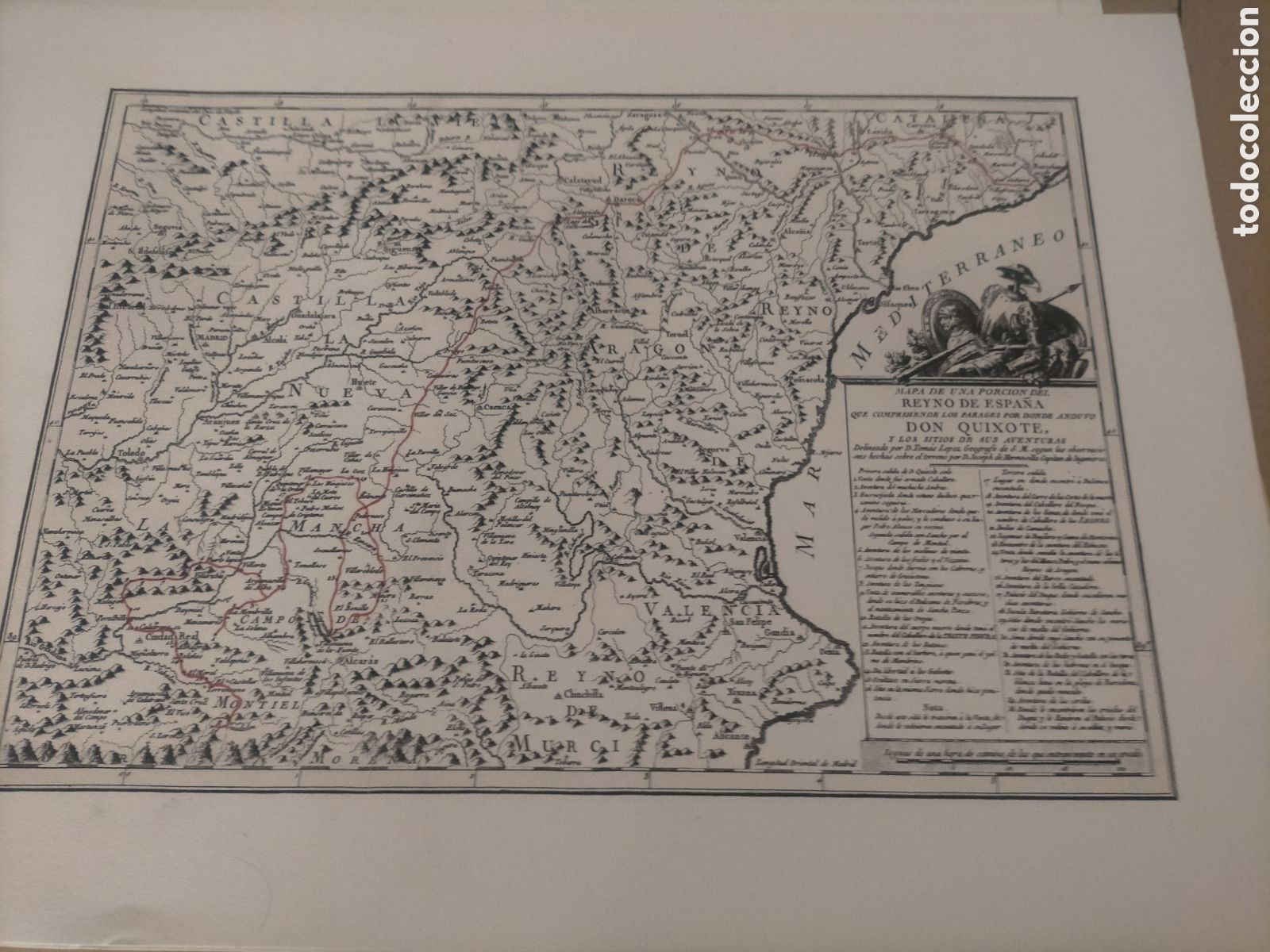 Sammelleidenschaft Andere Papierartikel: Conjunto de mapas facs&iacute;miles 7 mapas