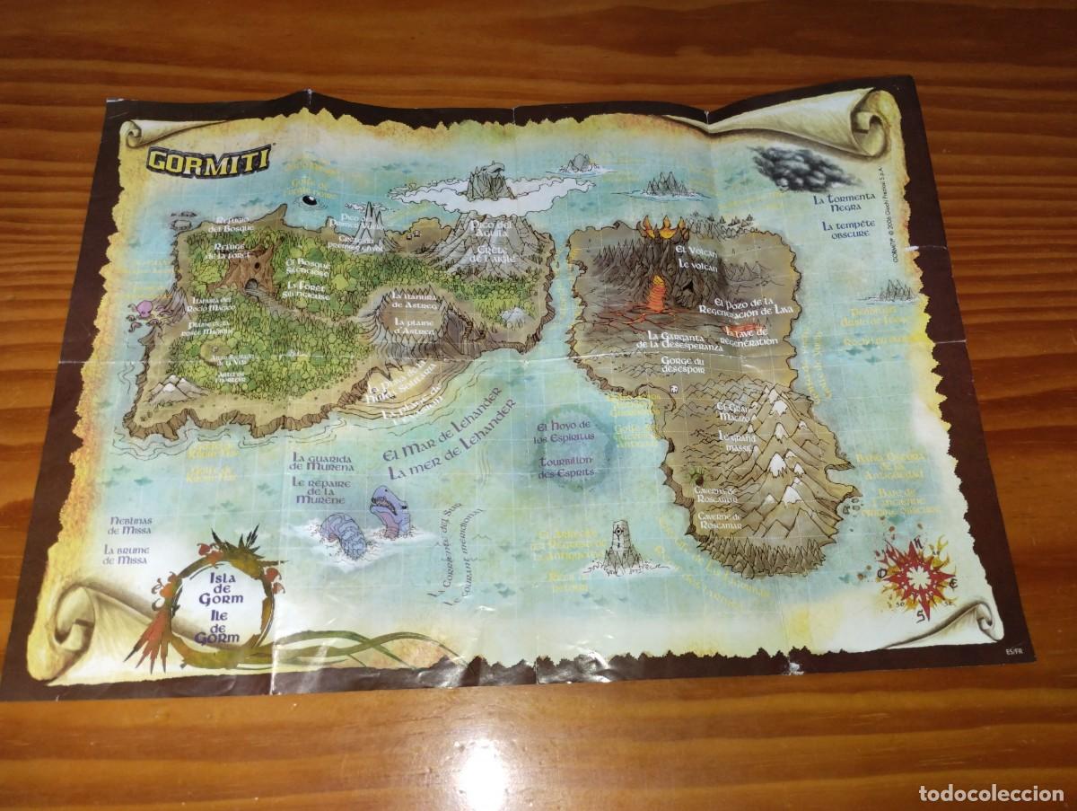 Otros art&iacute;culos de coleccionismo en papel: Plano mundo GORMITI ISLA DE GORM