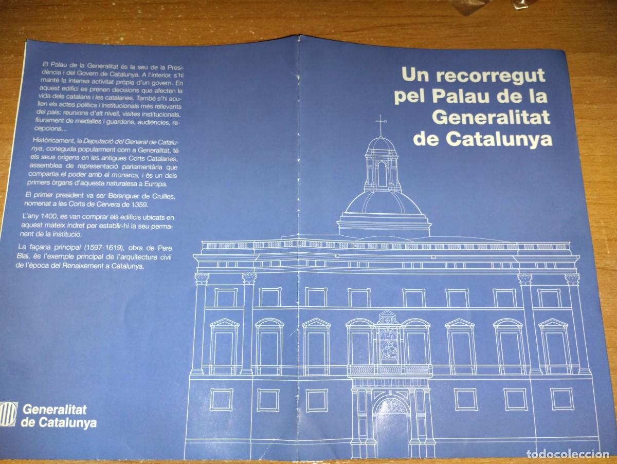 Otros art&iacute;culos de coleccionismo en papel: Fullet&oacute; Palau de la Generalitat