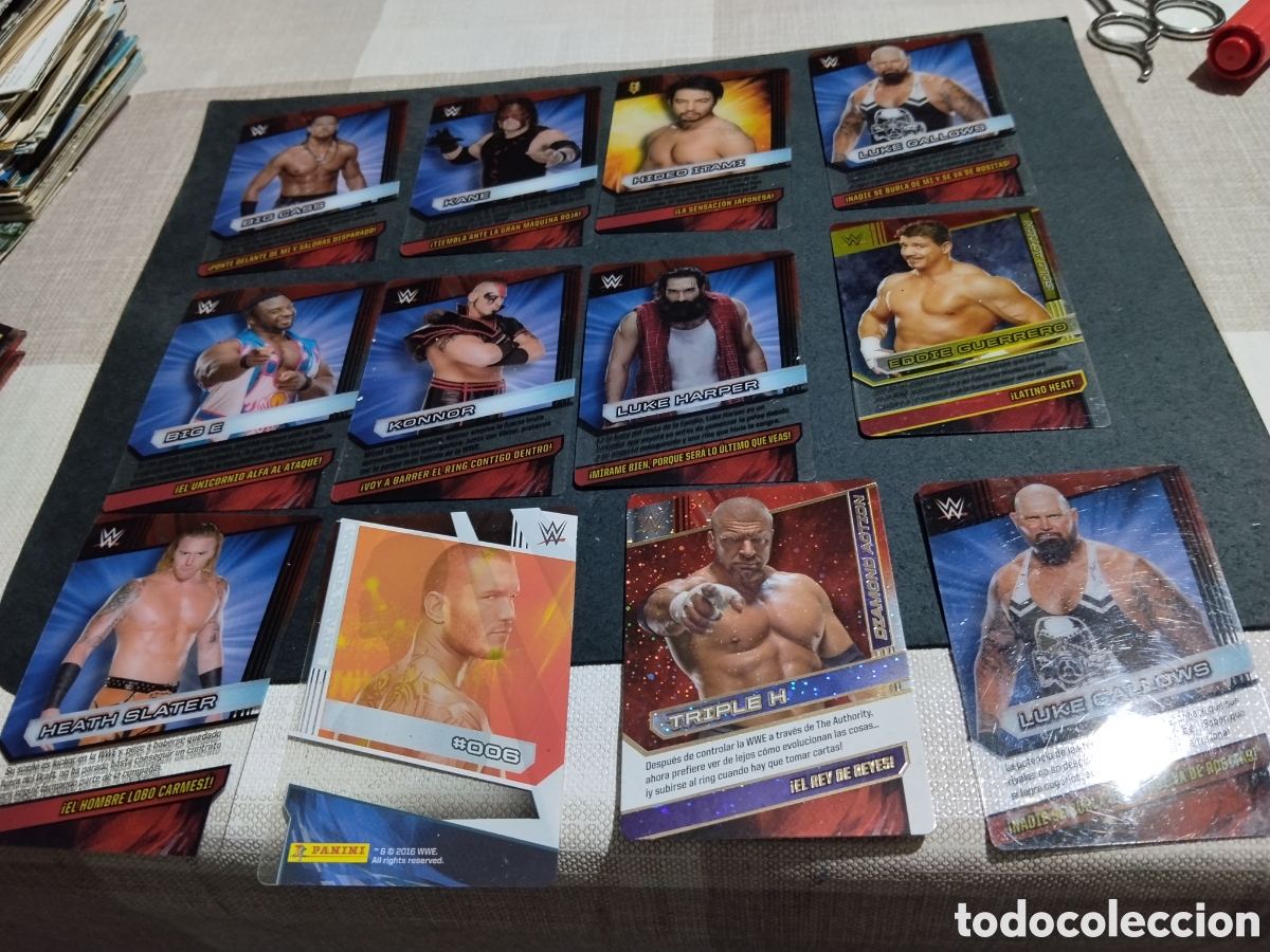 Otros art&iacute;culos de coleccionismo en papel: 36 cartas W lucha libre