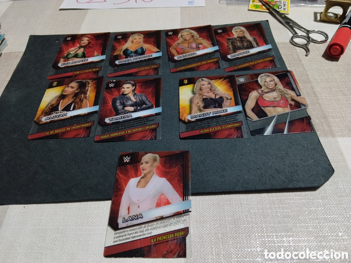 Otros art&iacute;culos de coleccionismo en papel: Cromos W lucha libre chicas
