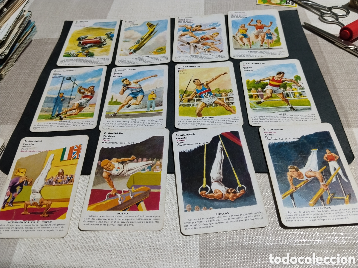Otros art&iacute;culos de coleccionismo en papel: 41 cartas Olimpiadas varios deportes