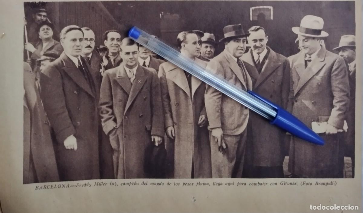 Otros art&iacute;culos de coleccionismo en papel: BARCELONA BOXEO FREDDY MILLER BOXEADOR CAMPE&Oacute;N DEL MUNDO PARA BOXEAR CON GIRON&Eacute;S A&Ntilde;O 1935