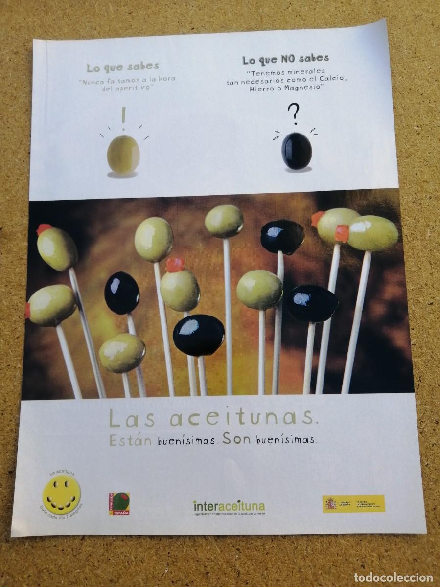 Otros art&iacute;culos de coleccionismo en papel: ANUNCIO. LAS ACEITUNAS ESTAN BUIENISIMAS