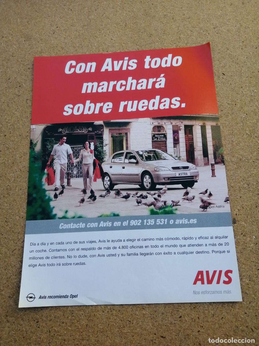 Otros art&iacute;culos de coleccionismo en papel: ANUNCIO. CON AVIS TODO MARCHARA SOBRE RUEDAS
