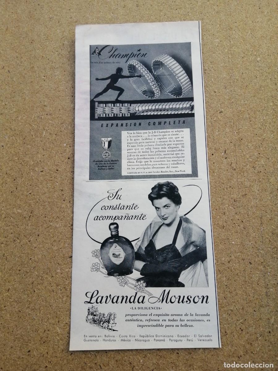 Otros art&iacute;culos de coleccionismo en papel: ANUNCIO. LAVANDA MOUSON - Foto 1