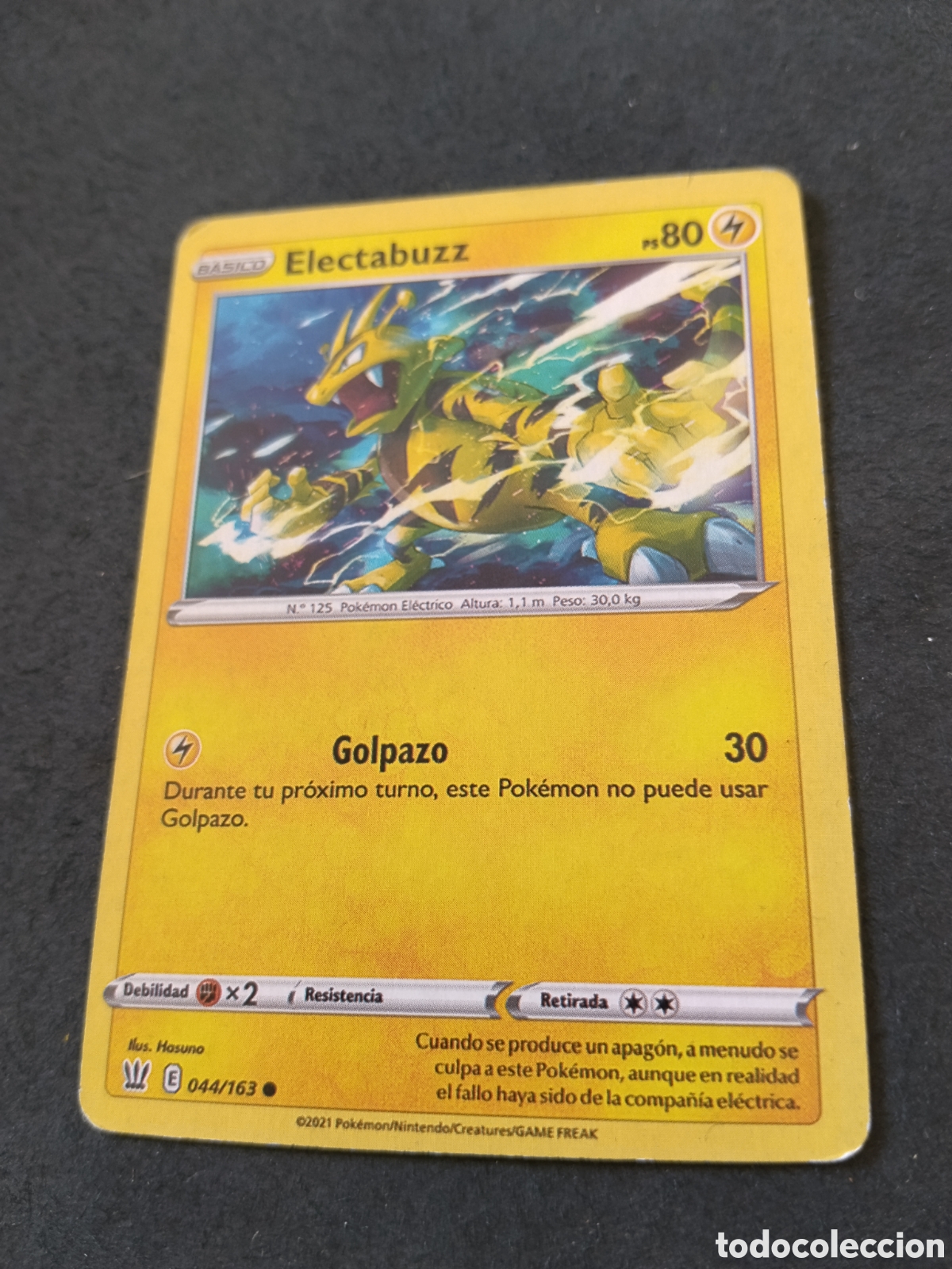 Otros art&iacute;culos de coleccionismo en papel: Carta POK&Eacute;MON Electabuzz