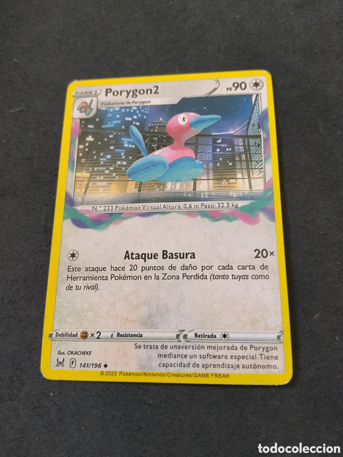 Otros art&iacute;culos de coleccionismo en papel: Carta POK&Eacute;MON porygon2
