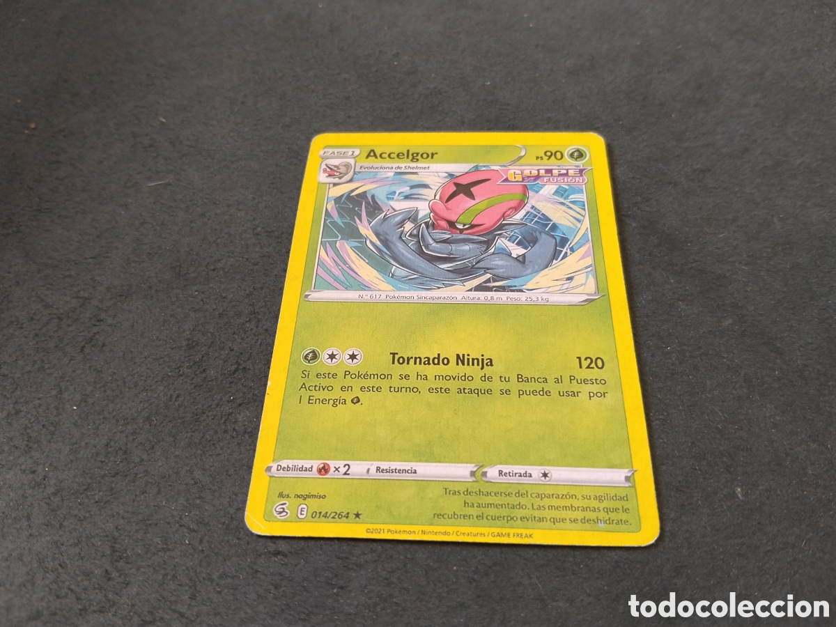 Otros art&iacute;culos de coleccionismo en papel: Carta POK&Eacute;MON accelgor