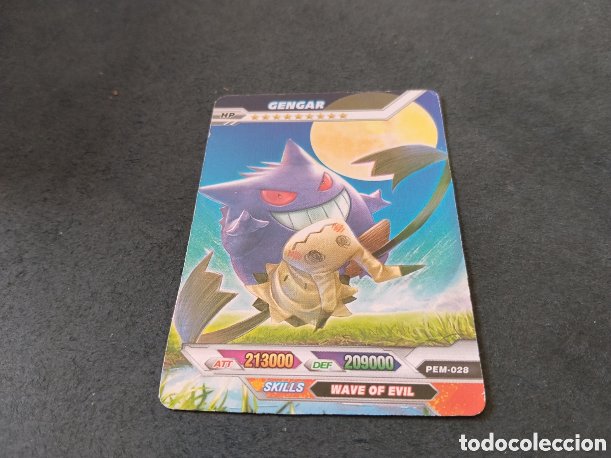 Otros art&iacute;culos de coleccionismo en papel: Carta POK&Eacute;MON gengar...