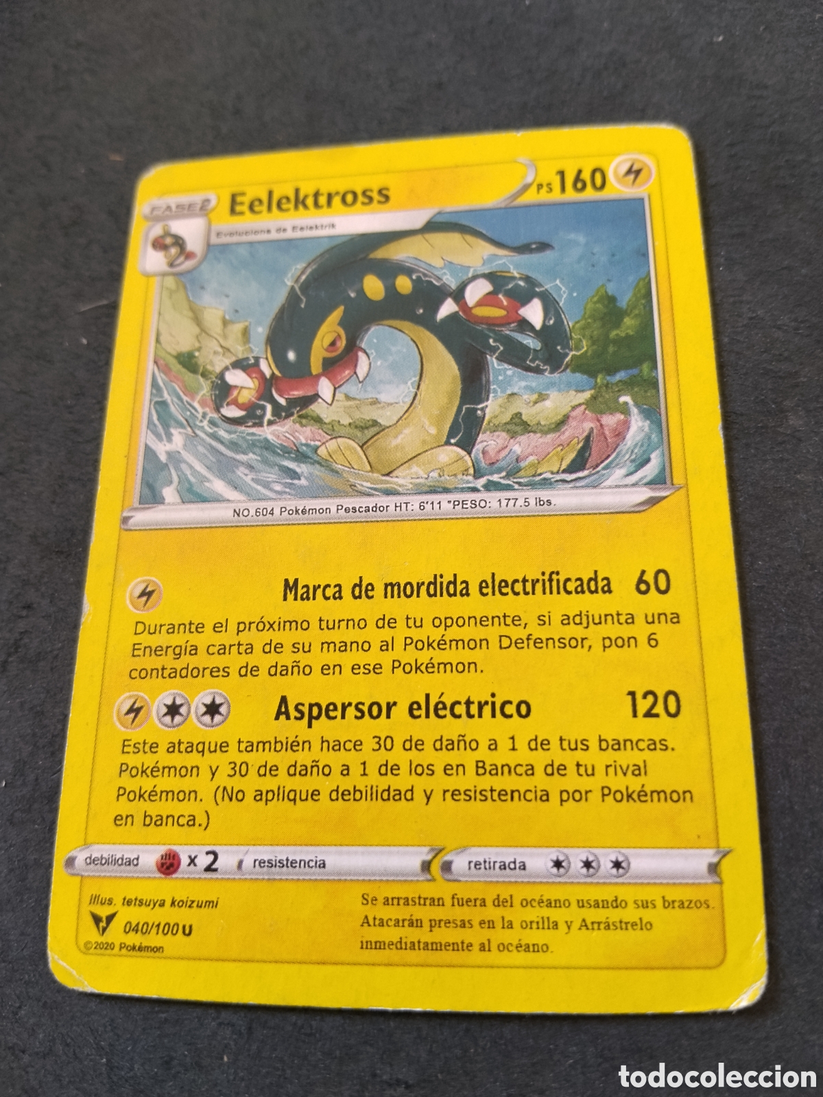 Otros art&iacute;culos de coleccionismo en papel: Carta POK&Eacute;MON eelektross