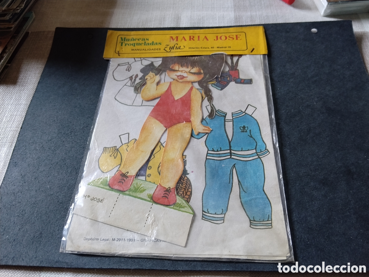 Otros art&iacute;culos de coleccionismo en papel: Mu&ntilde;ecas troqueladas Mar&iacute;a Jos&eacute;, manualidades Zulia