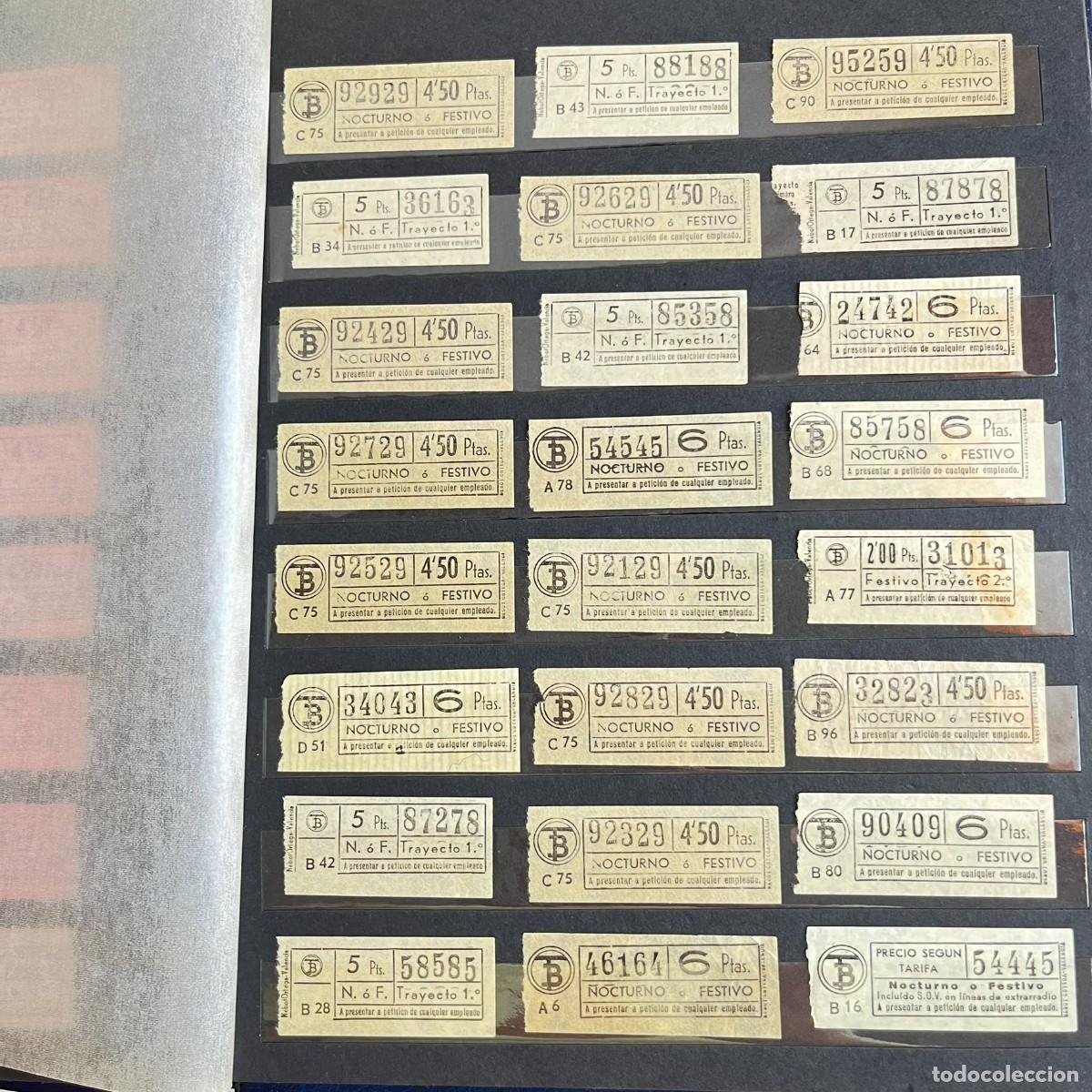 Otros art&iacute;culos de coleccionismo en papel: Colecci&oacute;n de billetes antiguos de transporte p&uacute;blico de Barcelona