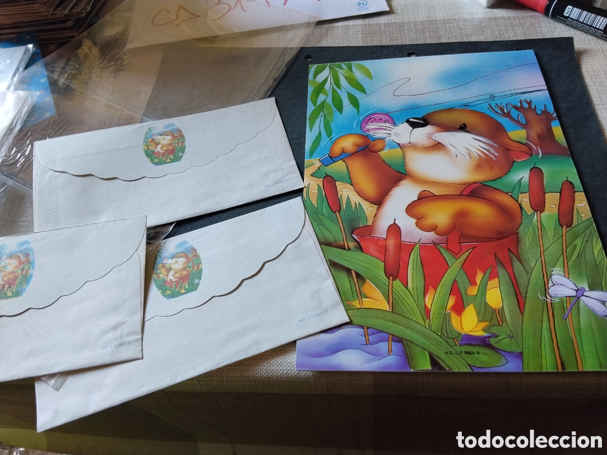Otros art&iacute;culos de coleccionismo en papel: Cuaderno para anotaciones cartas infantil