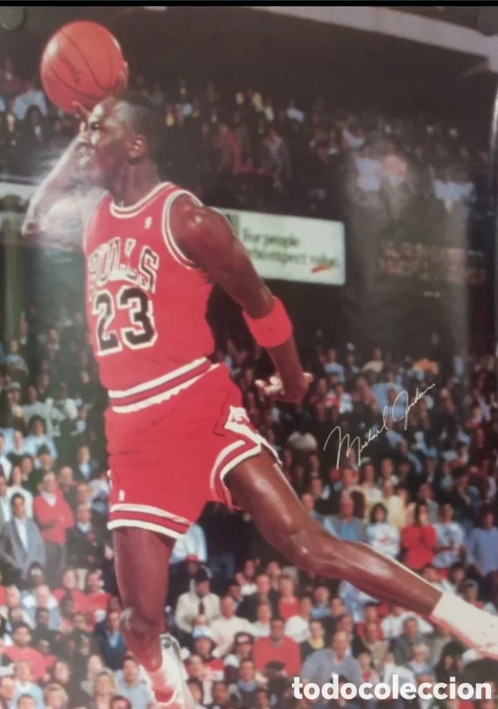 Otros art&iacute;culos de coleccionismo en papel: P&oacute;ster Michael Jordan a&ntilde;os 80 NUEVO