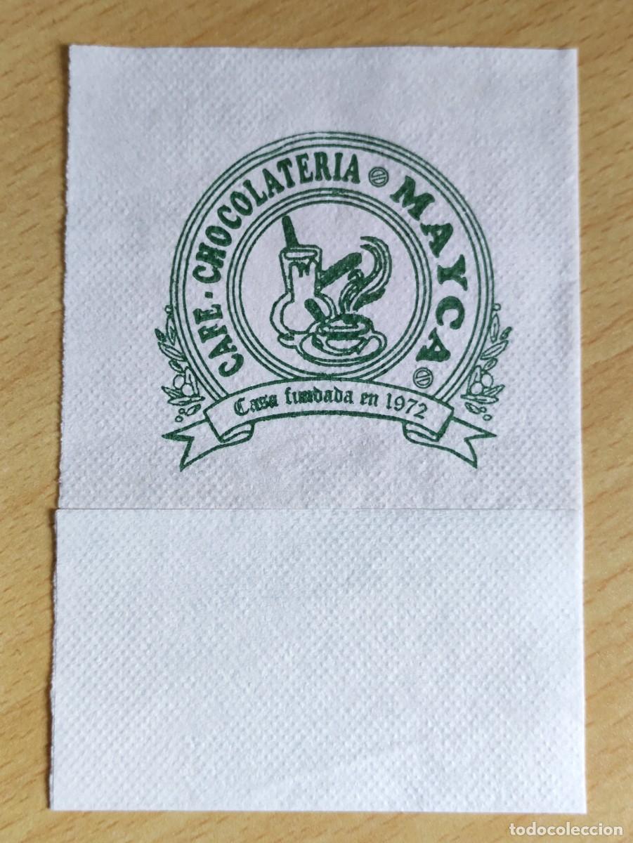 Otros art&iacute;culos de coleccionismo en papel: SERVILLETA DE PAPEL - CAFE CHOCOLATERIA MAYCA - XIXON GIJON ASTURIAS