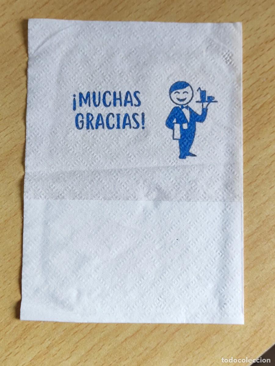 Otros art&iacute;culos de coleccionismo en papel: SERVILLETA DE PAPEL - &iexcl; MUCHAS GRACIAS ! - CAMARERO